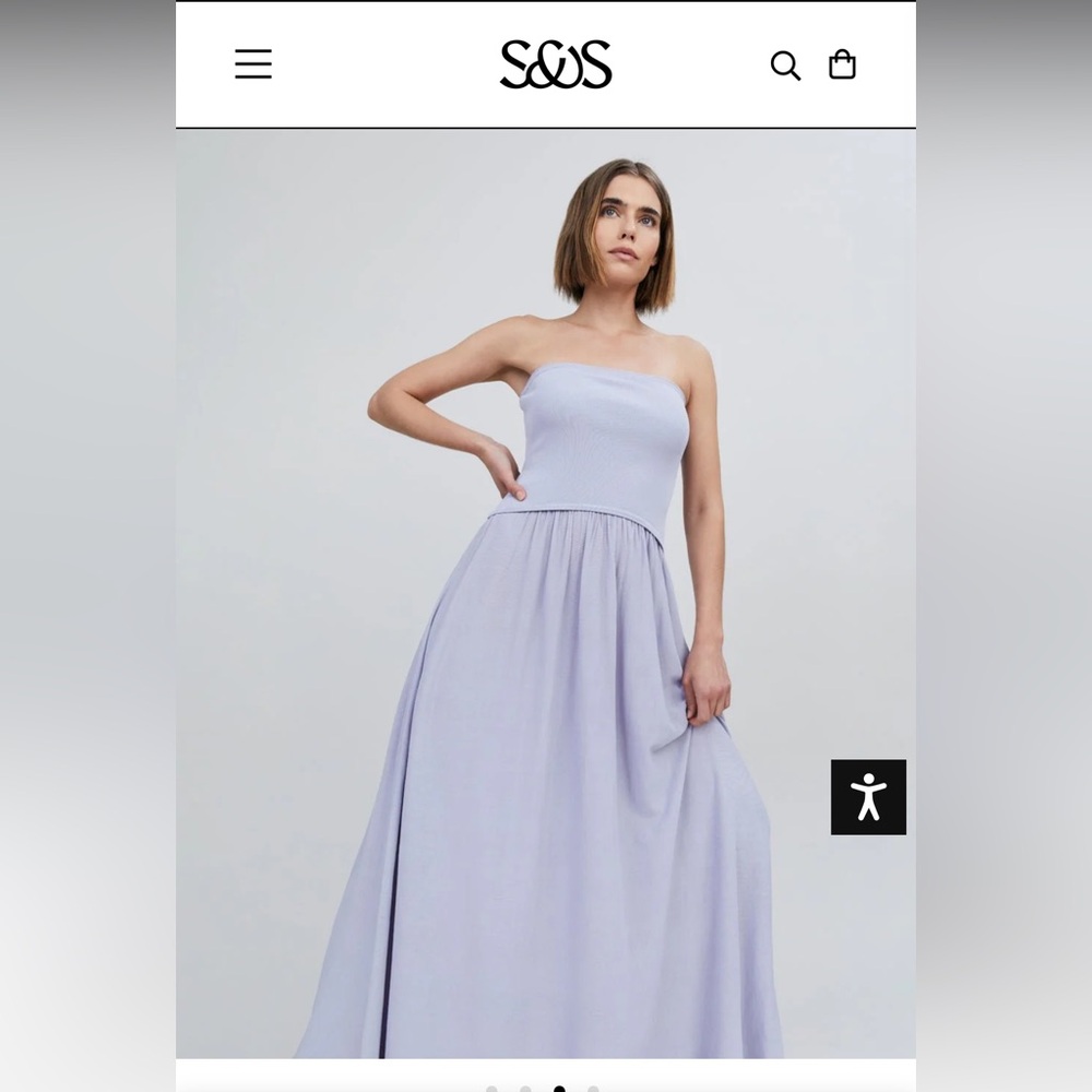 Solid & Striped
Strapless Soglio Dress Lilac